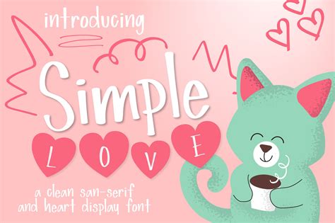 Simple Love Font By Tuneuwin Thehungryjpeg