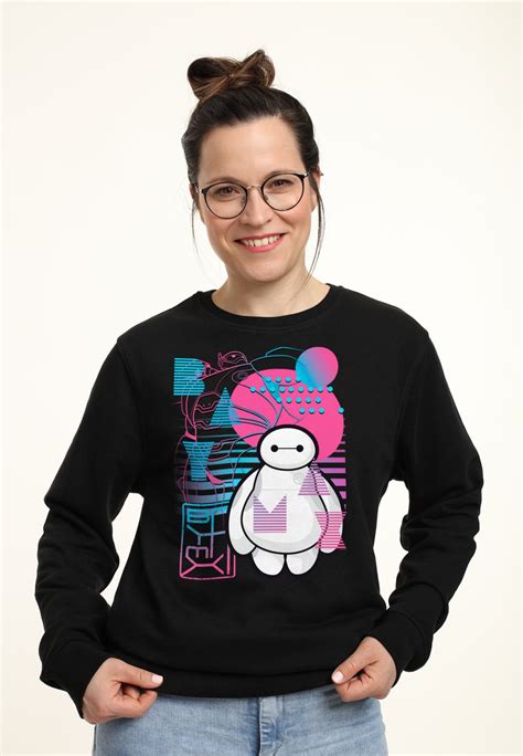 Henry Tiger Big Hero 6 Movie Baymax Electric Sweatshirt Black Schwarz Zalando At