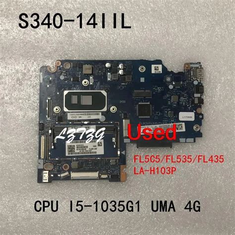 Used For Lenovo Ideapad S340 14iil Laptop Motherboard With Cpu I5