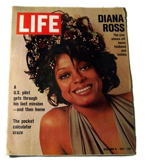 1972 Life Magazine Diana Ross Vietnam Central By