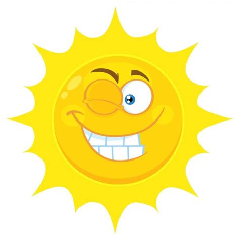 Cartoon Sun Smiling Cartoon Sun Smiling — Stock Vector © Hittoon