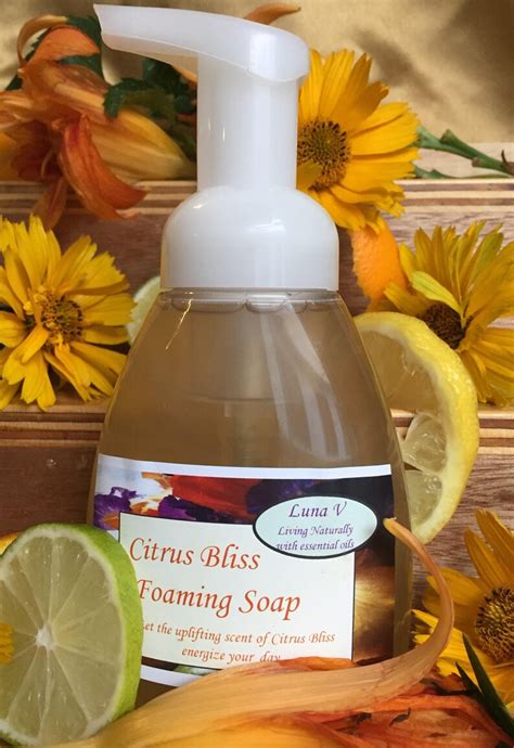 Organic Foaming Hand Soap With Essential Oils Etsy