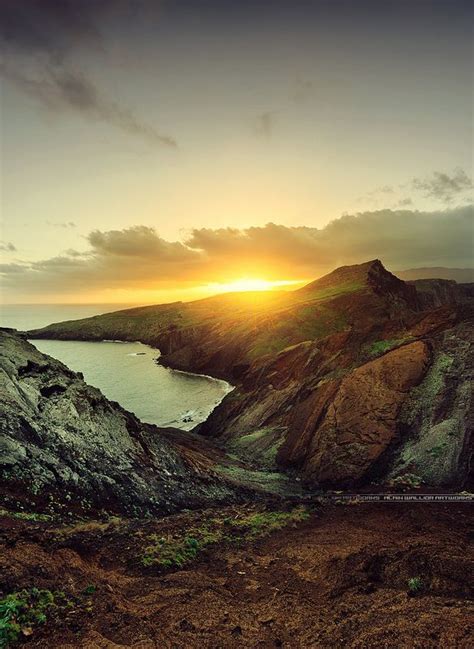 Sunset At Madeira Landscape Pictures Beauty Scenery Sunset