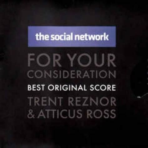 for your consideration social network best original score promo music cd fyc ln ebay
