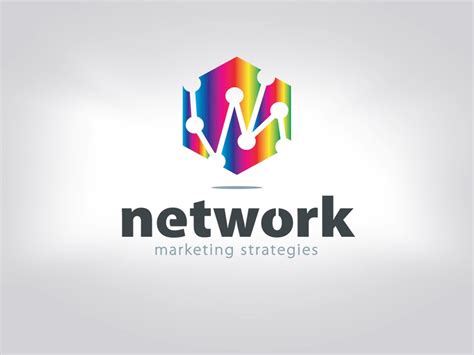 Marketing Network Logo Logo Templates Creative Market