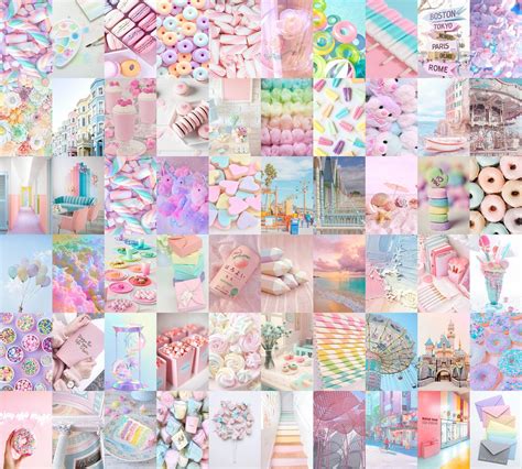 Pastel Aesthetic Collage Wallpapers Bigbeamng