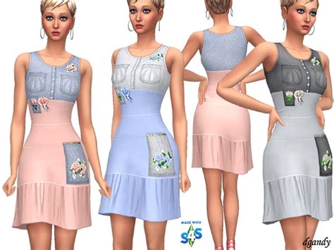 Dress 20190602 By Dgandy At Tsr Sims 4 Updates