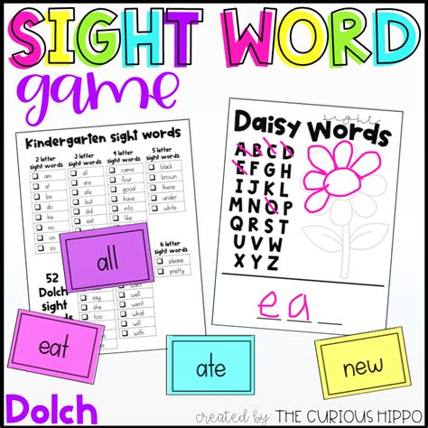Sight Word Game Dolch Made By Teachers