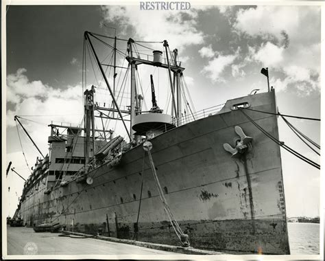 An Army Transportation Ship Docked At A Port In New Orleans Louisiana