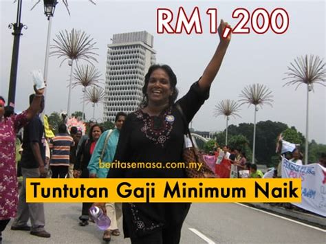 Gaji minimum baharu bagi semenanjung malaysia, sabah, sarawak dan labuan akan langkah itu adalah bagi merapatkan jurang gaji minimum swasta agar ia dapat diselaraskan, yang pada 2016, kita kurangkan jurang itu (apabila gaji minimum dinaikkan) kepada rm1,000. Kenaikan Gaji Minimum Kakitangan Swasta Naik