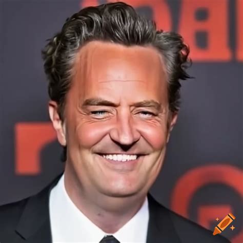 Close Up Of Matthew Perry Smiling On Craiyon