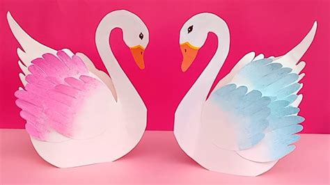 Diy Paper Crafts For Kids Paper Swanhow To Make Swan Papereasy Paper