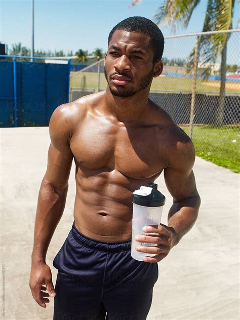 Fit African American Male By Stocksy Contributor Marlon Richardson Stocksy