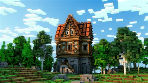 minecraft houses minecraft starter cliffside house tutorial [how to build in making cool