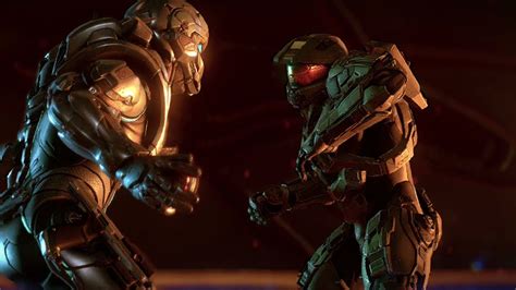 Halo 5 Guardians Chief And Locke Fight Scene Youtube
