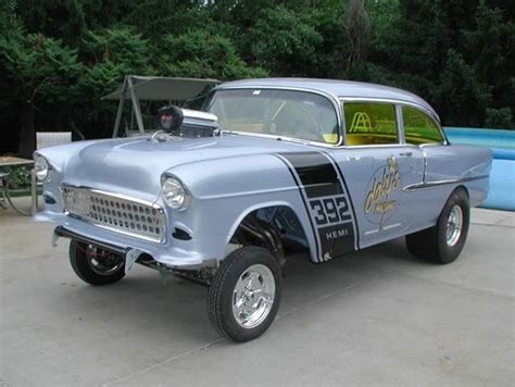 55 Chevy Chevy 1955 Chevy Old Race Cars