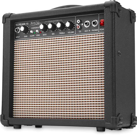 Rocktile Scream 15 Mini Guitar Amplifier Combo Amp 15 Watt Amplifier