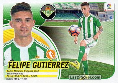 Felipe gutiérrez in real life. Sticker 171: Felipe Gutiérrez (10) - Colecciones ESTE Spanish Liga 2016-2017 - laststicker.com