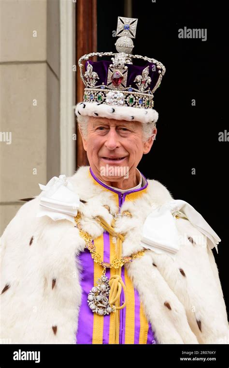 King Charles Iii On The Balcony Of Buckingham Palace Following The
