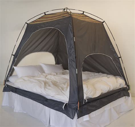 Daverse Floor Less Indoor Privacy Tent On Bed Blackout Keep Warm Play