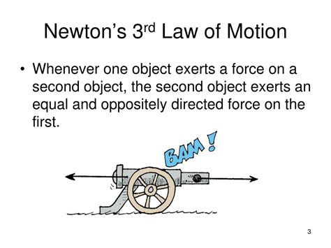 Ppt 5 Newtons Third Law Of Motion Powerpoint Presentation Free