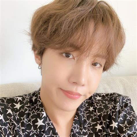 Bts Member J Hope Shares Adorable Selfies To Shower Army