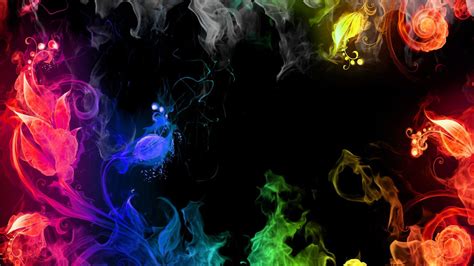Colorful Abstract Art File Name Colorful Smoke Artwork Wallpaper