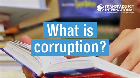 What Is Corruption Transparency International Youtube