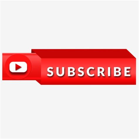 Youtube Subscribe Now Icon 3d Button Social Like Share Png