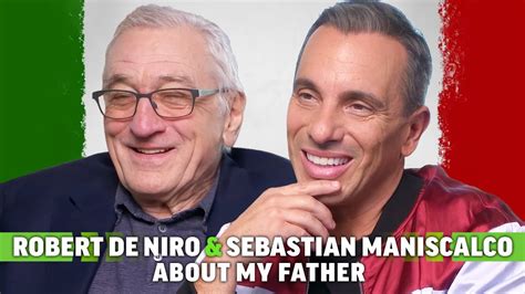robert de niro and sebastian maniscalco interview about my father youtube