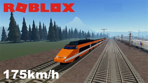 Tgv Reaches 175kmh In Roblox Rails Unlimited Youtube