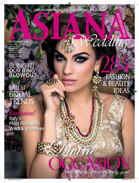 asiana wedding magazine covers apala by sumit stunning silver jewellery by apala wedding