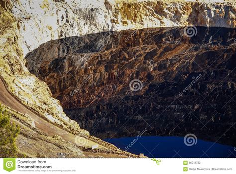 Red River Mines Minas Del Rio Tinto Stock Photo Image Of Touristic