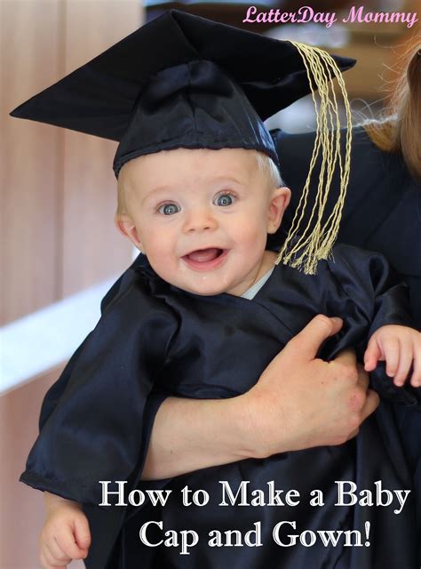 It should fit snugly, so start with a very small cross and then make any adjustments to the scored flaps if necessary. How To Make a Baby Graduation Cap and Gown » LatterDay ...