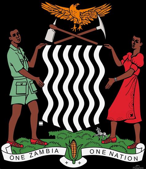 Zambia Coat Of Arms Fun With Flags