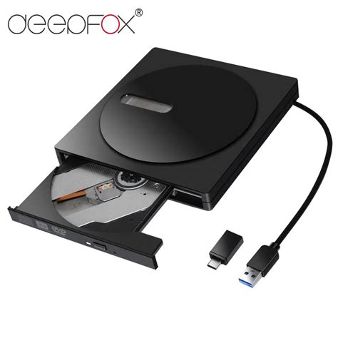 Deepfox Usb 31 Type Cusb30 External Cd Dvd Rw Optical Drive Dvd