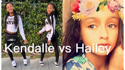 Hailey Vs Kendalle Musically Dance Battle Youtube