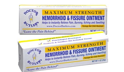 cure hemorrhoid disease fast relief cream anal fissure treatment doctor butler s
