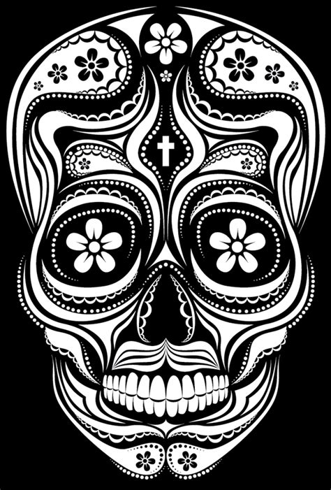 Sugar Skull By Patrick Seymour Via Behance Sugar Scull Sugar Skull