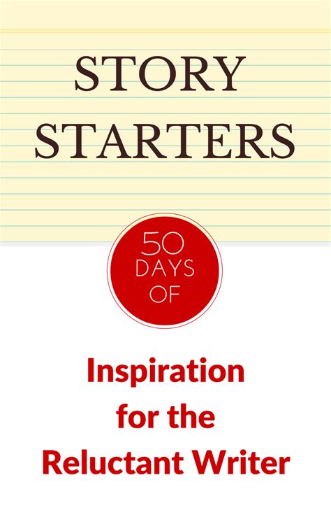 Story Starters 50 Days Of Inspiration