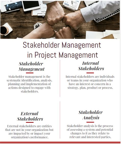 Stakeholder Management In Project Management Infographic Projectcubicle