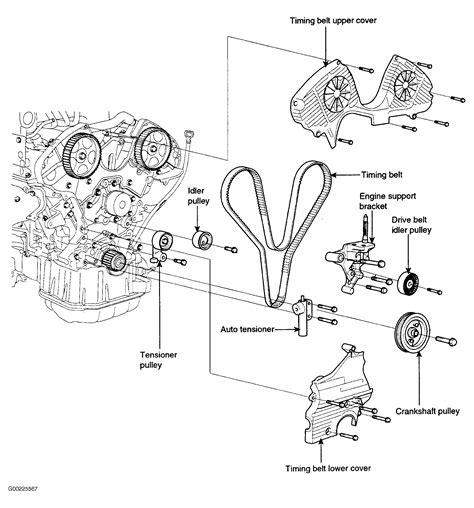 2005 Kia Sportage Serpentine Belt Routing And Timing Belt Diagrams