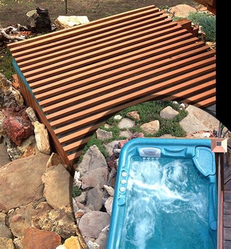 Perfect fit for any spa. diy rollable cedar hot tub spa cover | Cedar hot tub, Hot tub, Hot tub cover
