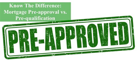 Know The Difference Mortgage Pre Approval Vs Pre Qualification