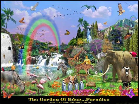 Garden Of Eden Biblical Garden Garden Of Eden Art Pictures