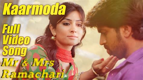 Mr And Mrs Ramachari Kaarmoda Kannada Full Song Hd Lyrics Video