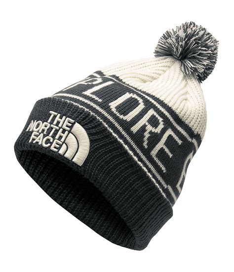 The North Face Retro Tnf Pom Beanie Hat In 2020 Winter Hats For Men