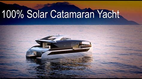 Solar Powered Catamaran Yacht Solarimpacts C80 Youtube