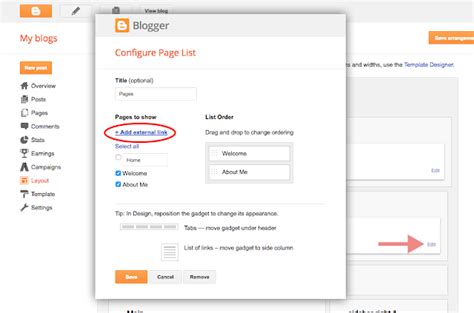 How To Create A Static Home Page In Blogger
