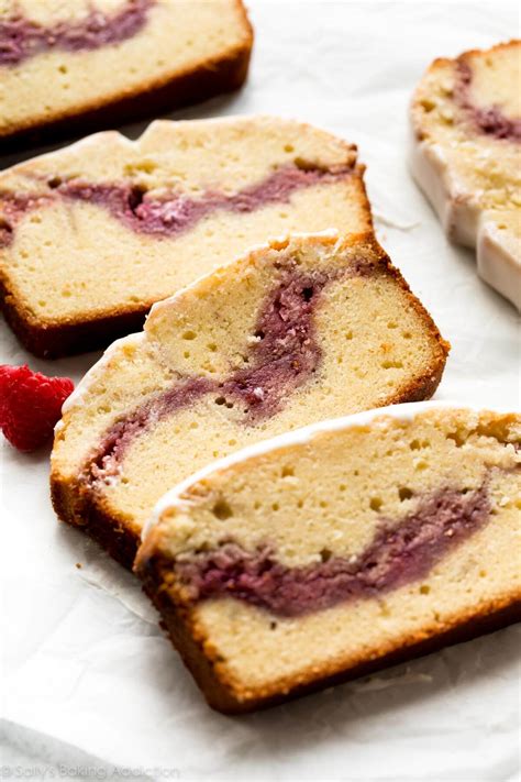 Recipe by 100 diabetic recipes. Easy Raspberry Swirl Pound Cake | Sally's Baking Addiction